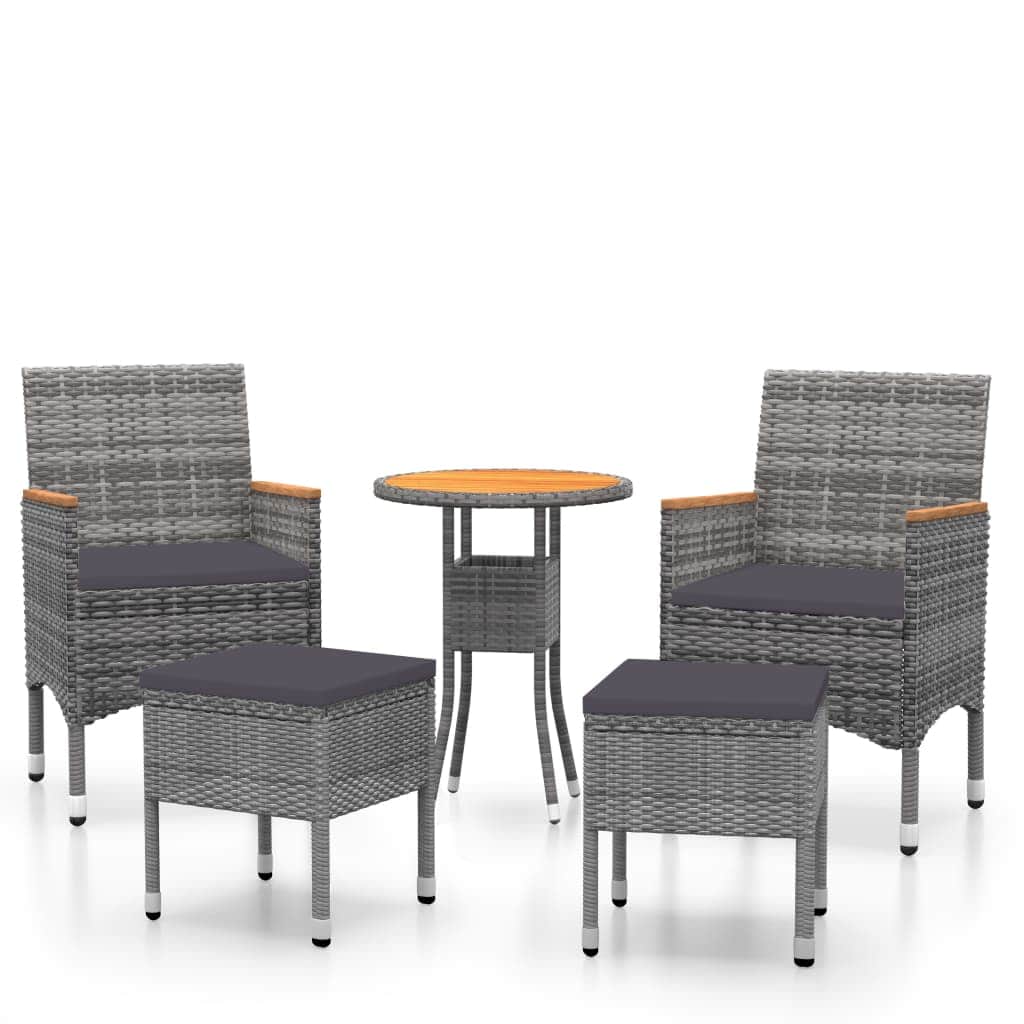 Modern 5 Piece Garden Lounge Set Home Decor Accent Outdoor Living