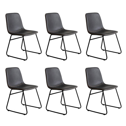 Modern 6x Dining Chairs Kitchen Table  Durable Frame Classic