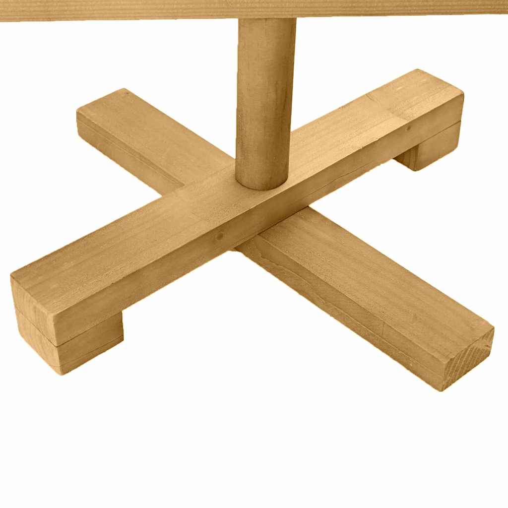 Modern Christmas Trees with Stand Brown 150cm Solid pine wood - Durable