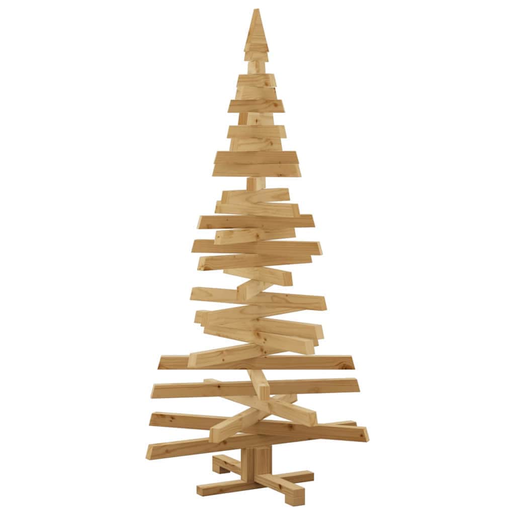 Modern Christmas Trees with Stand Brown 150cm Solid pine wood - Durable