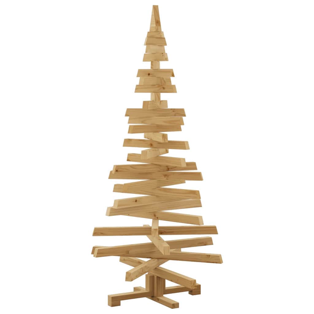 Modern Christmas Trees with Stand Brown 150cm Solid pine wood - Durable