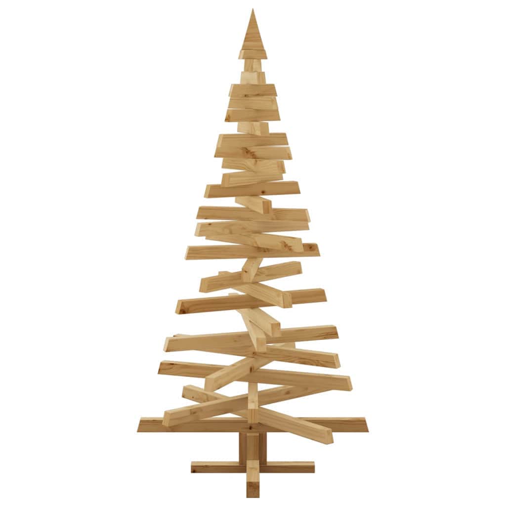 Modern Christmas Trees with Stand Brown 150cm Solid pine wood - Durable