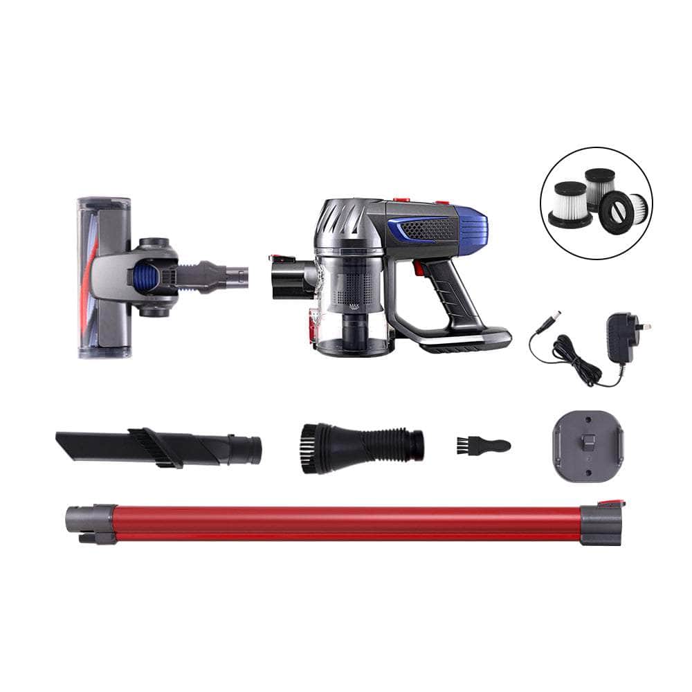 Modern Devanti Vacuum Cleaner with HEPA Filter - 150W Red