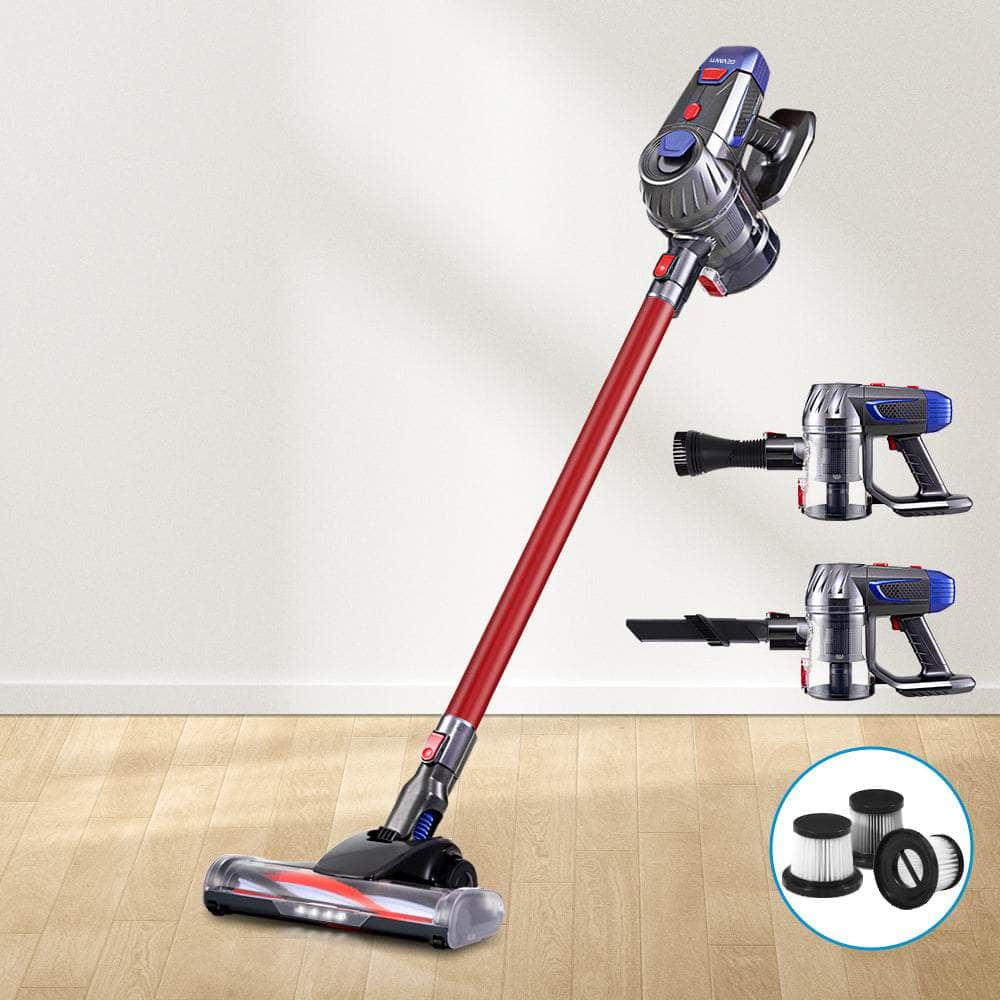Modern Devanti Vacuum Cleaner with HEPA Filter - 150W Red