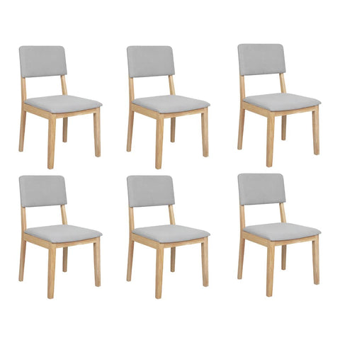 Modern Dining Chairs 6 Upholstered Kitchen Chair  Foldable Function
