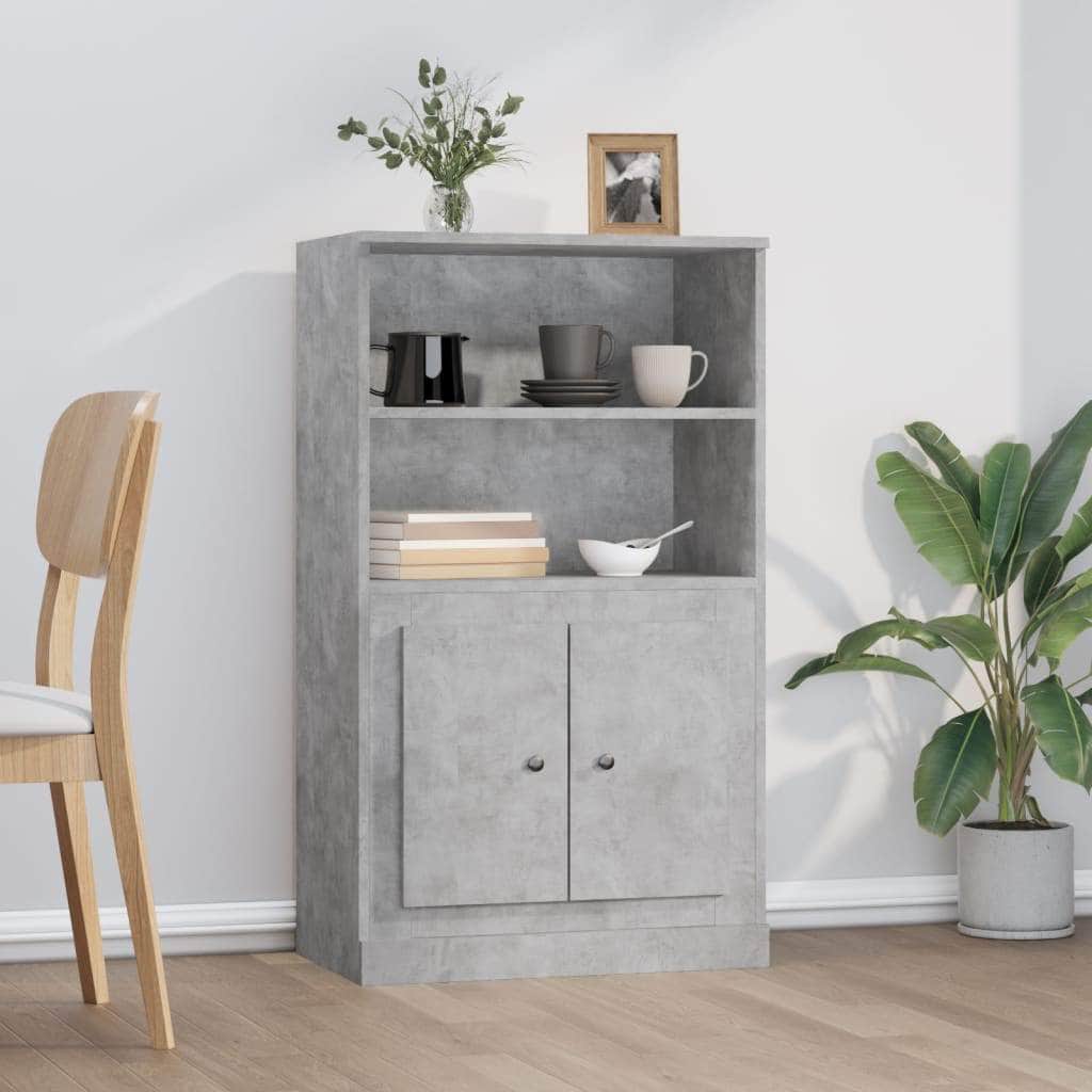 Modern Engineered Wood Highboard