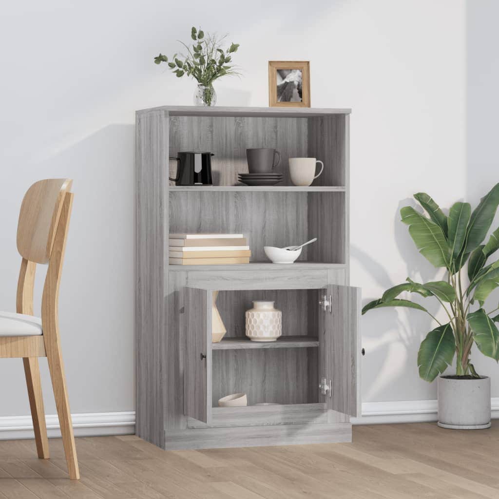 Modern Engineered Wood Highboard