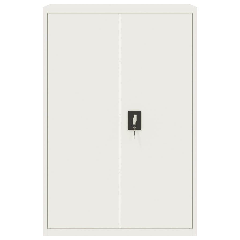 Modern File Cabinet White Steel