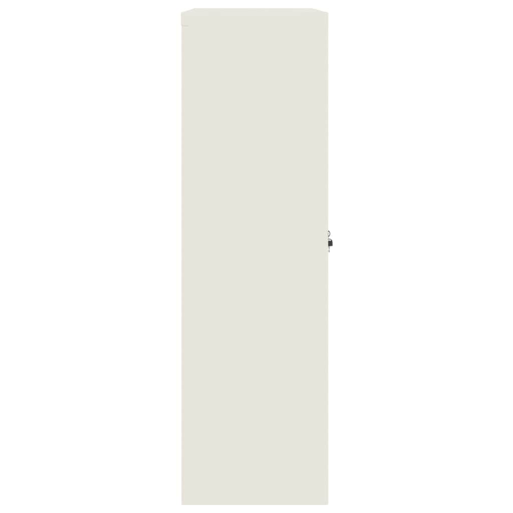 Modern File Cabinet White Steel