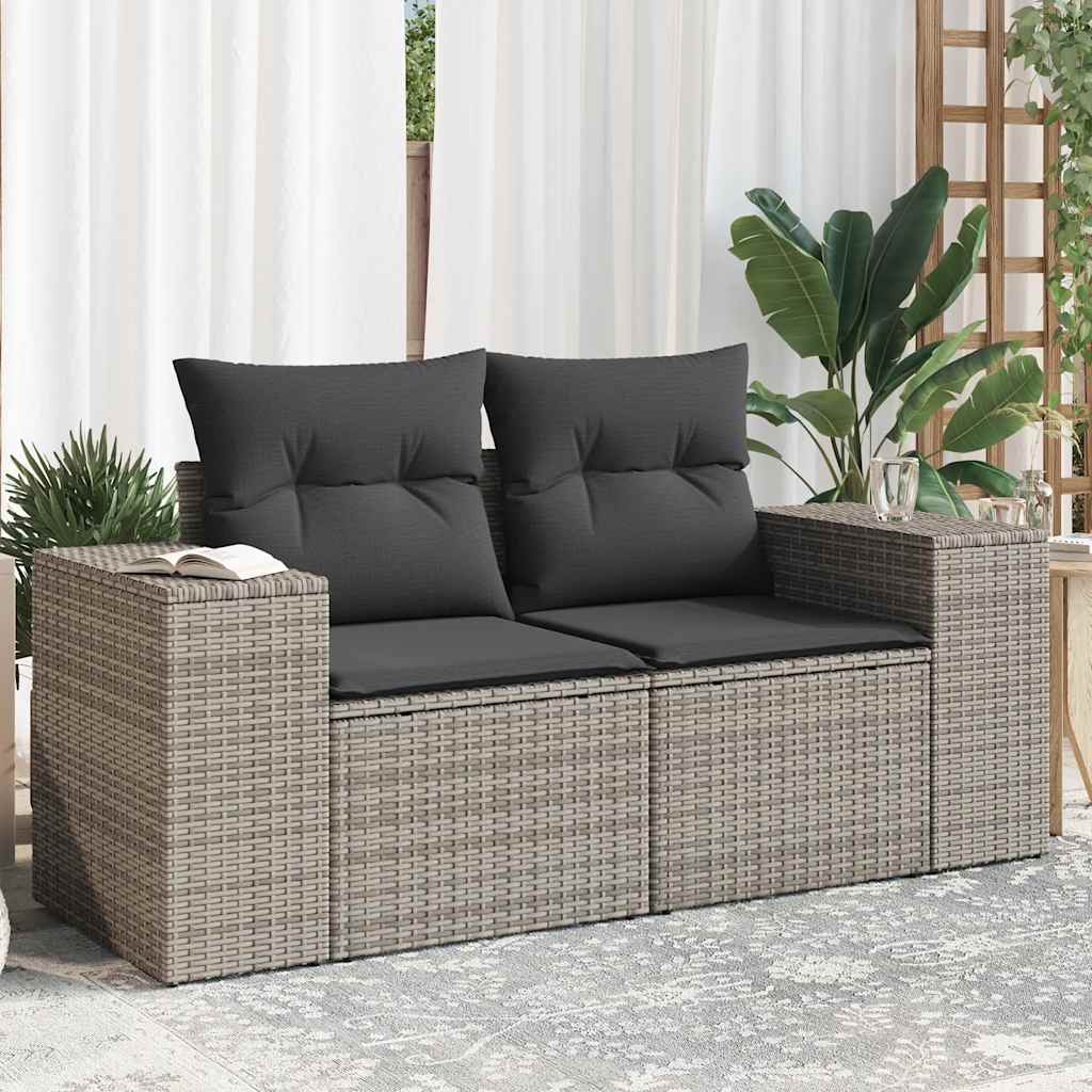 Modern Garden Sofa with Cushions 2 Daily Living Essential Summer