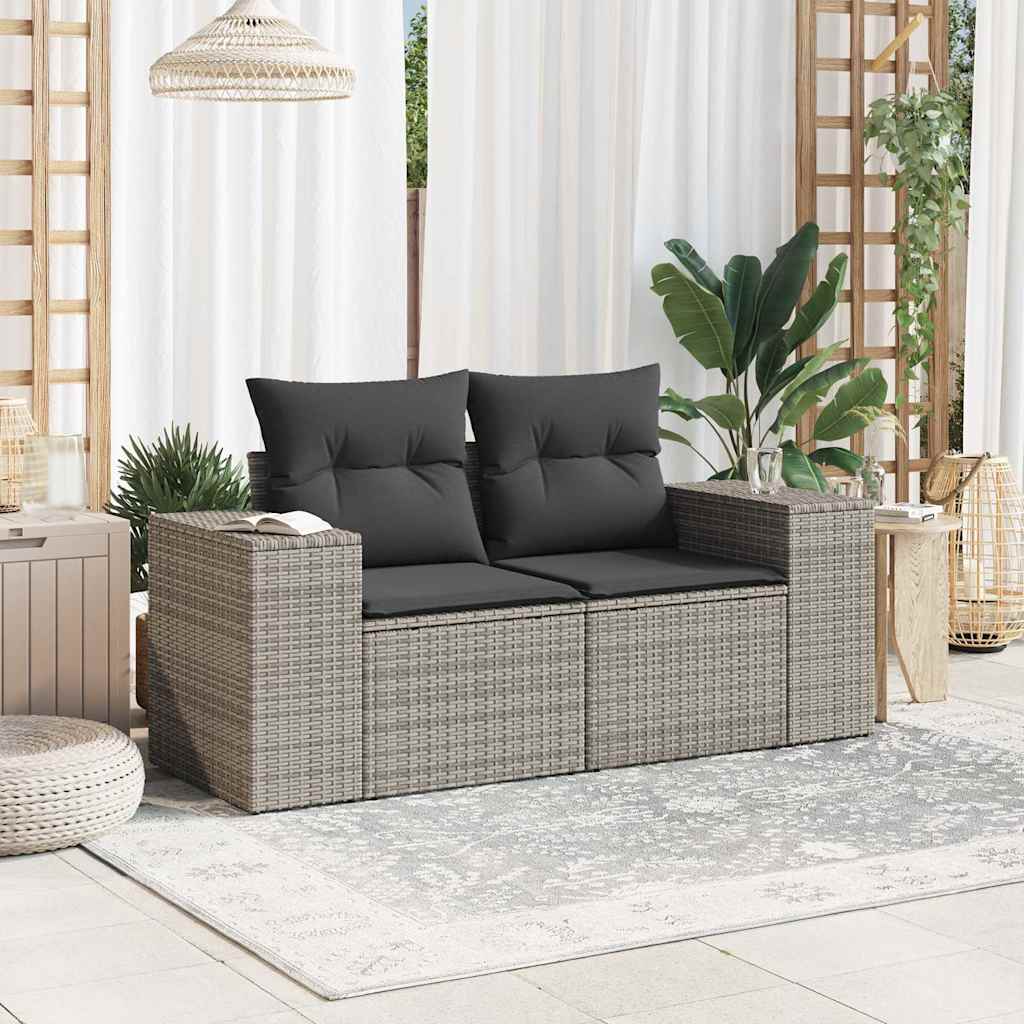 Modern Garden Sofa with Cushions 2 Daily Living Essential Summer