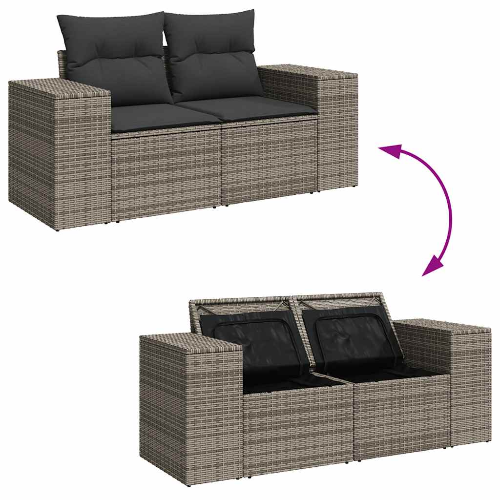 Modern Garden Sofa with Cushions 2 Daily Living Essential Summer