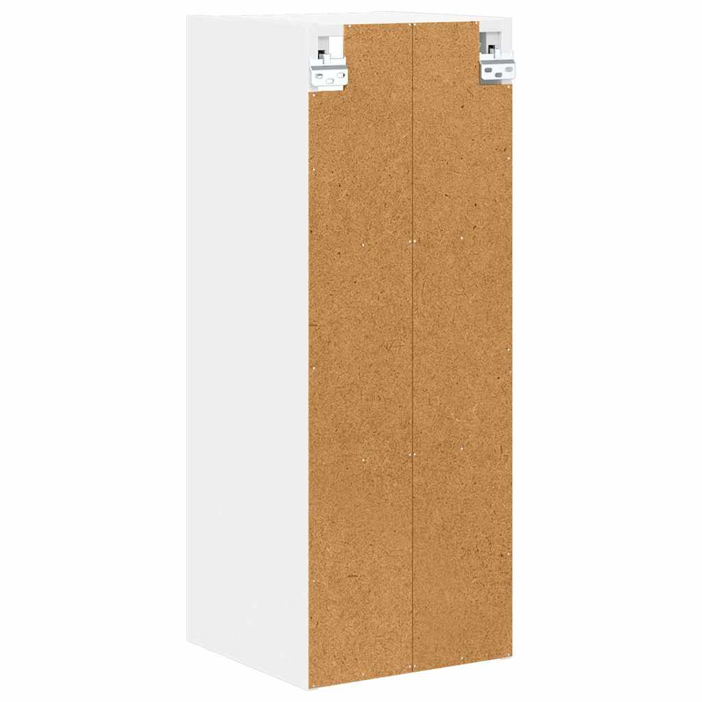 Modern Hanging Cabinet Riga White Engineered Wood - High Quality | White colour