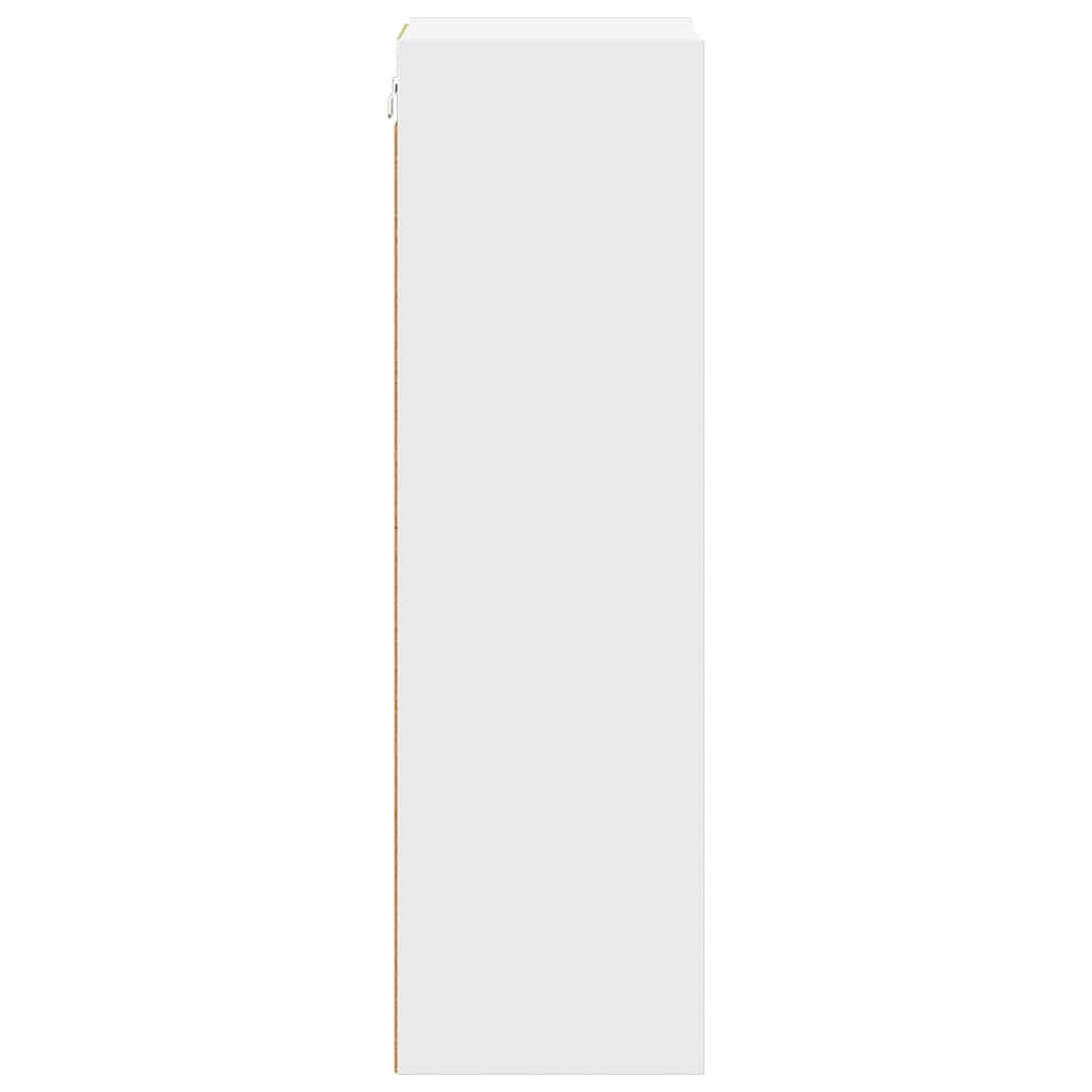 Modern Hanging Cabinet Riga White Engineered Wood - Soft Upholstery | 2vty