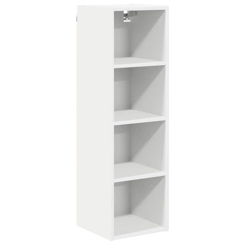 Modern Hanging Cabinet Riga White Engineered Wood - Soft Upholstery