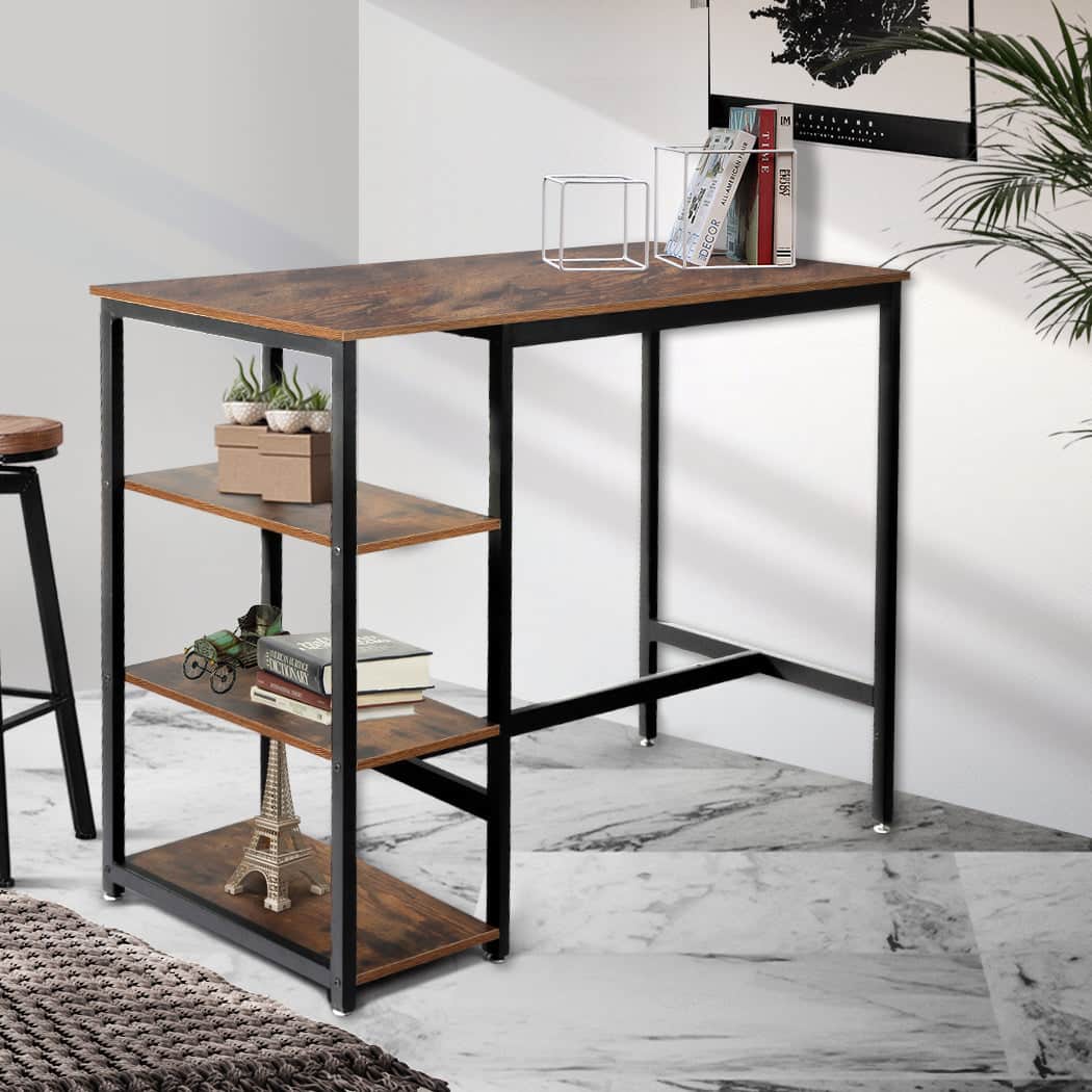 Modern High Bar Table Pub Industrial  High Back Support Classic