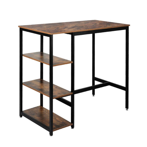 Modern High Bar Table Pub Industrial  High Back Support Classic