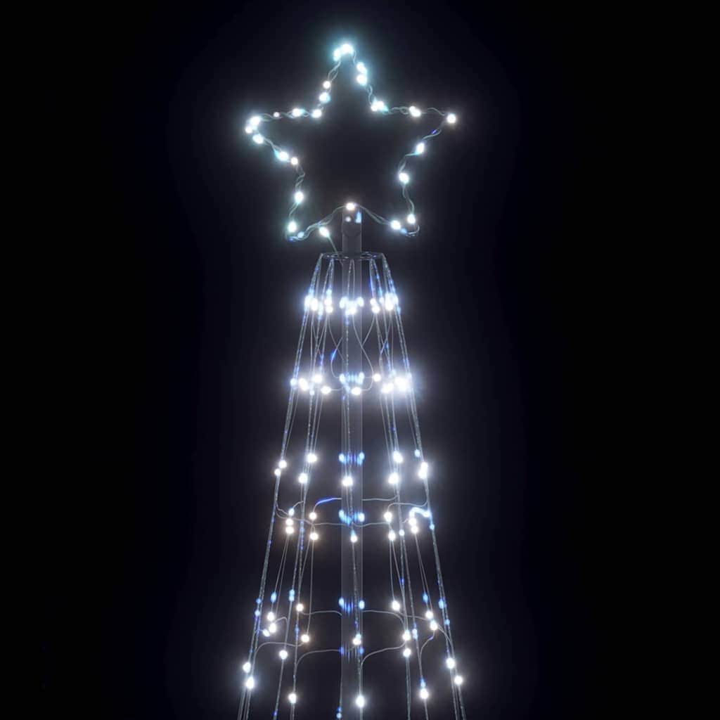Modern LED Christmas Tree Cool White 100 Iron - Durable Construction