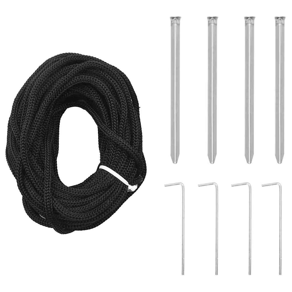 Modern LED Christmas Tree with Ground Spikes Cool White 400cm Iron