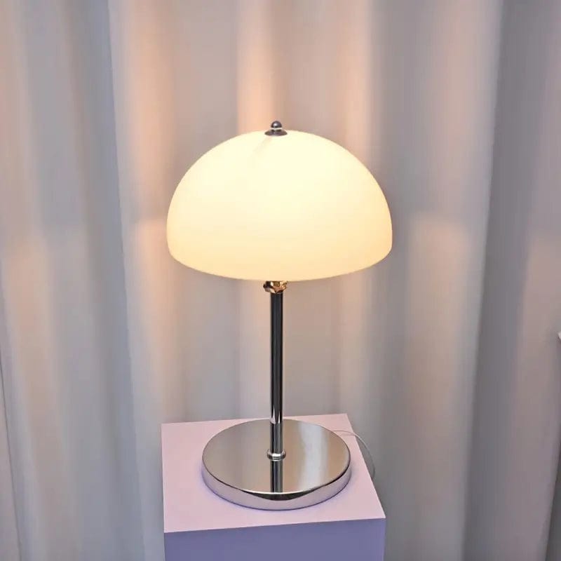 Modern Mushroom Table Lamp with USB Power and Nordic Minimalist Design for Home Office Décor