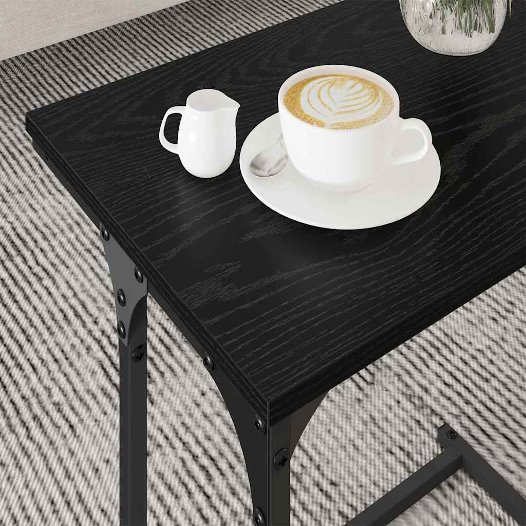 Modern Nesting Coffee Table 3 pcs Black oak 50- Sleek Modern Look