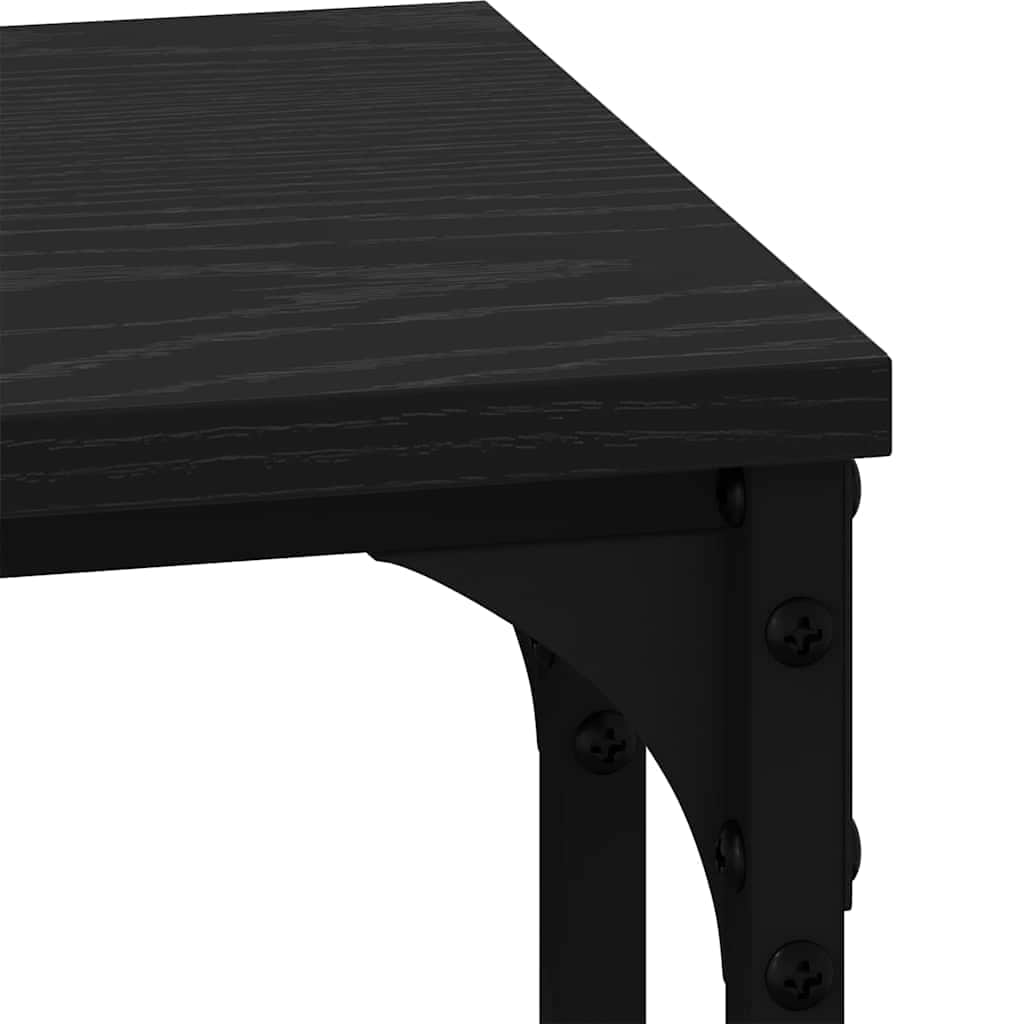 Modern Nesting Coffee Table 3 pcs Black oak 50- Sleek Modern Look