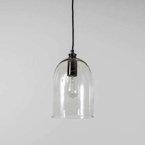 Modern Pearl Black Pendant Light with Glass Shade - Contemporary Lighting for Every Room
