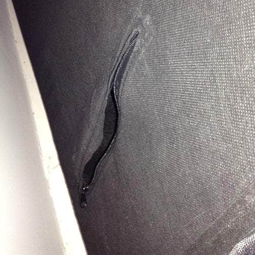 Modern Queen Size Bed Head - Charcoal Curved Linen Upholstery