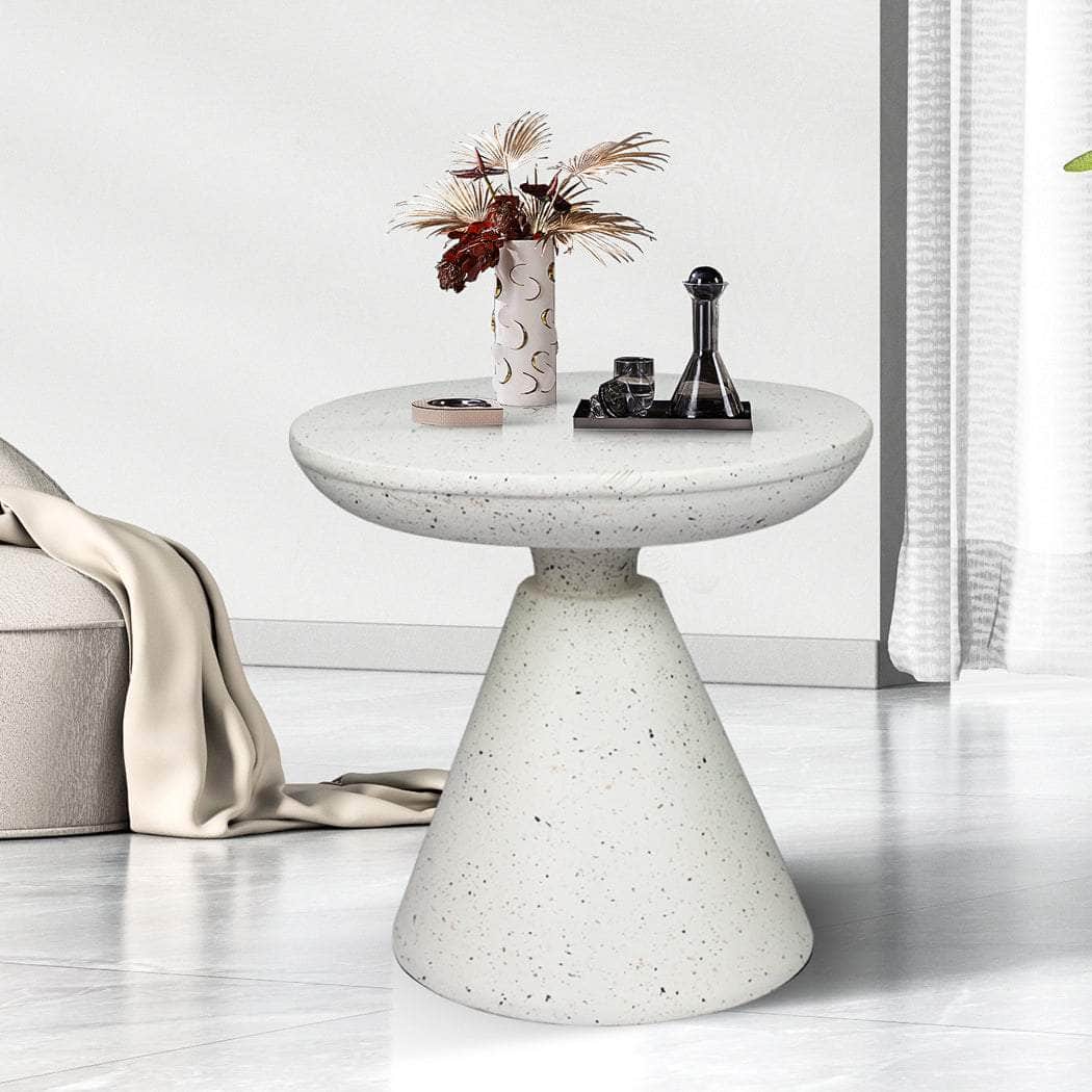 Modern Side Table Coffee Tables with Hourglass Stool Stand (51cm)