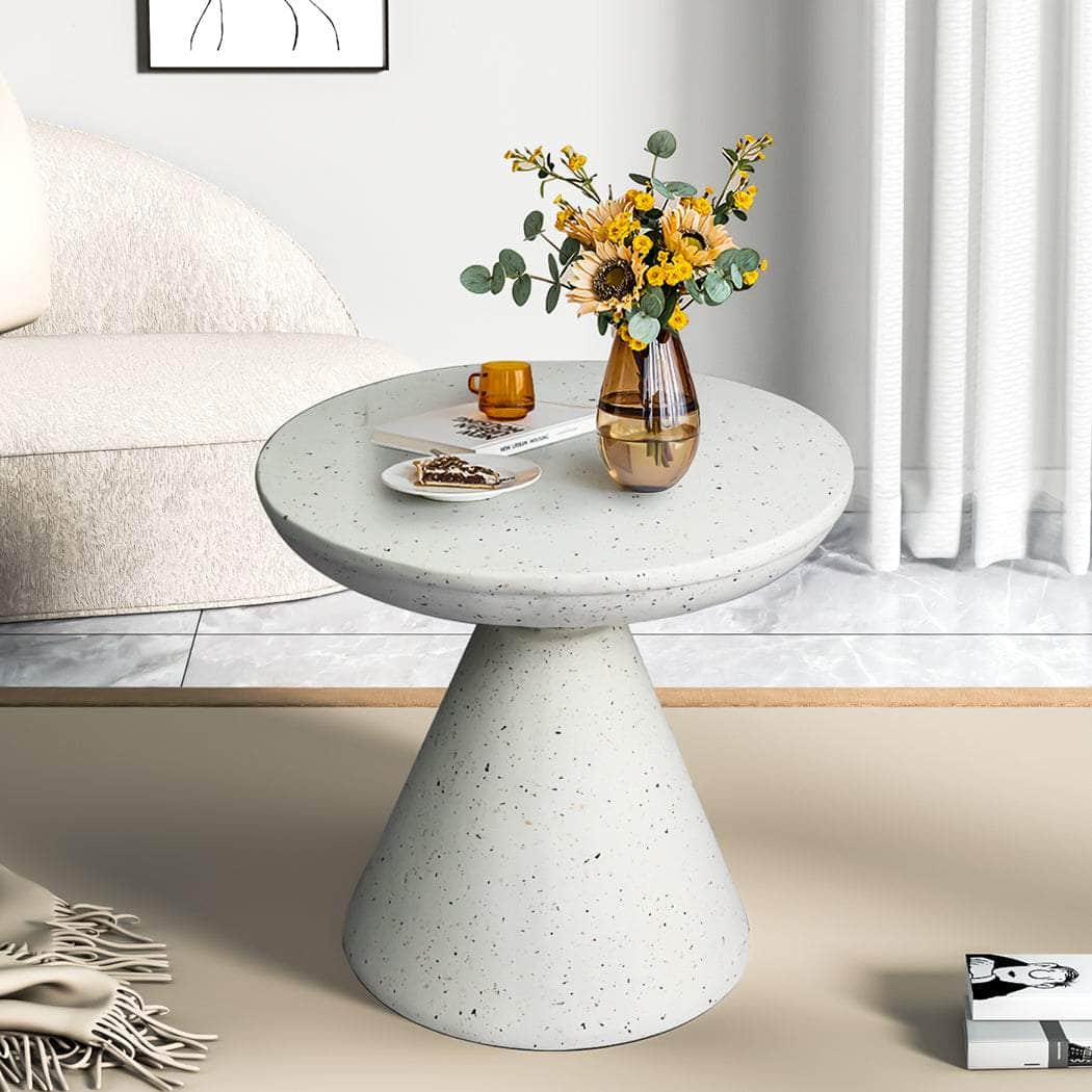 Modern Side Table Coffee Tables with Hourglass Stool Stand (51cm)
