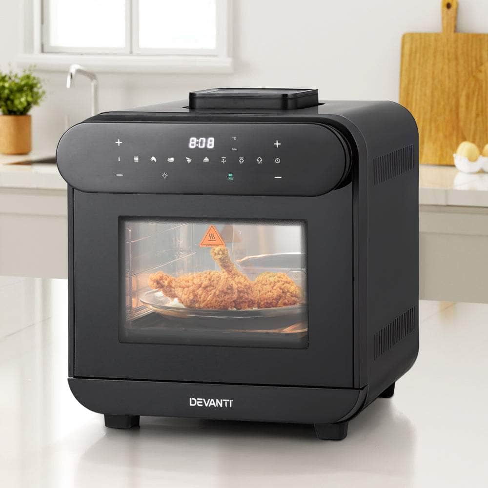 Modern Steam Air Fryer Oven - 15L LCD Touch