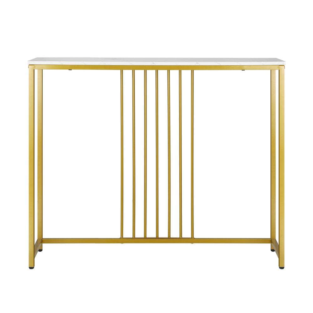 Modern Steel Frame Coffee Table - Versatile Side and End Table