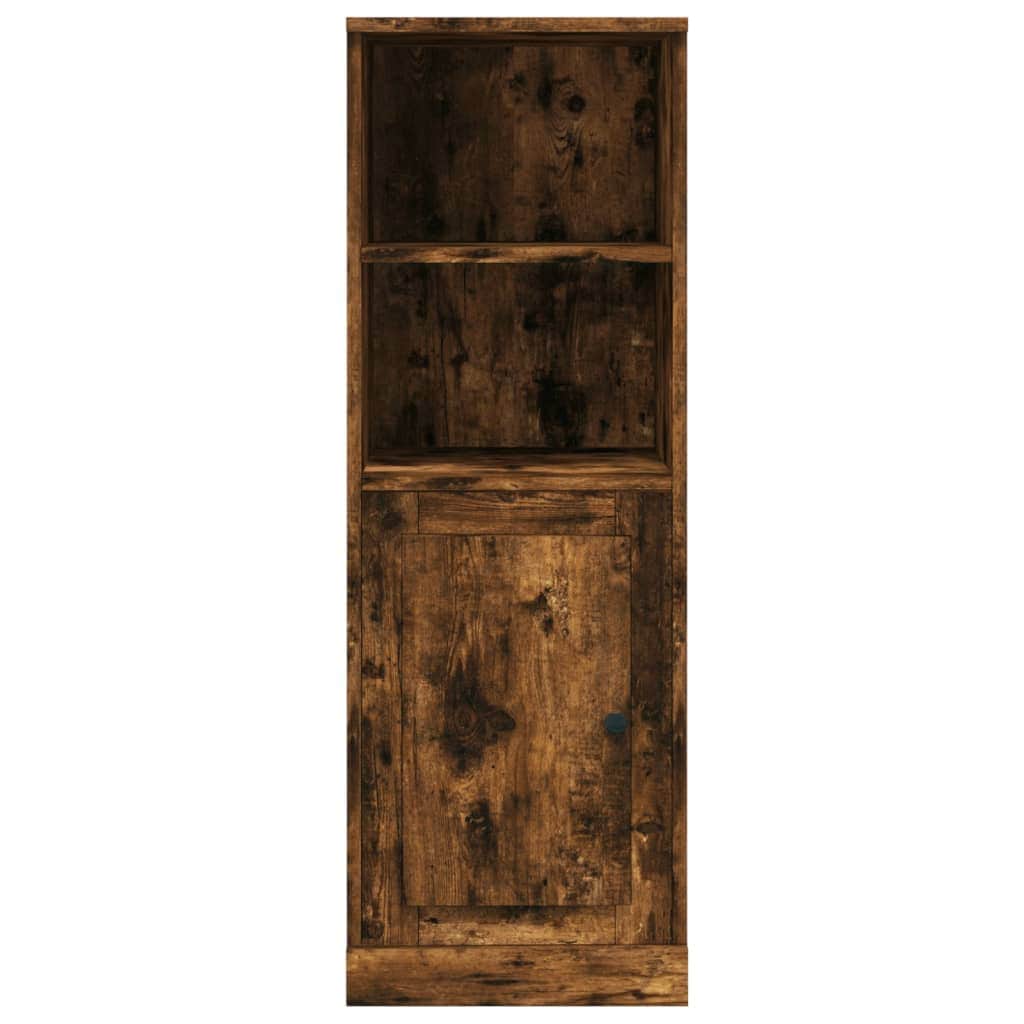 Modern White Highboard in Engineered Wood