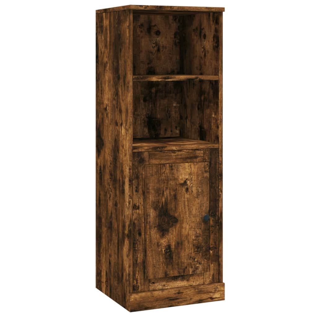Modern White Highboard in Engineered Wood