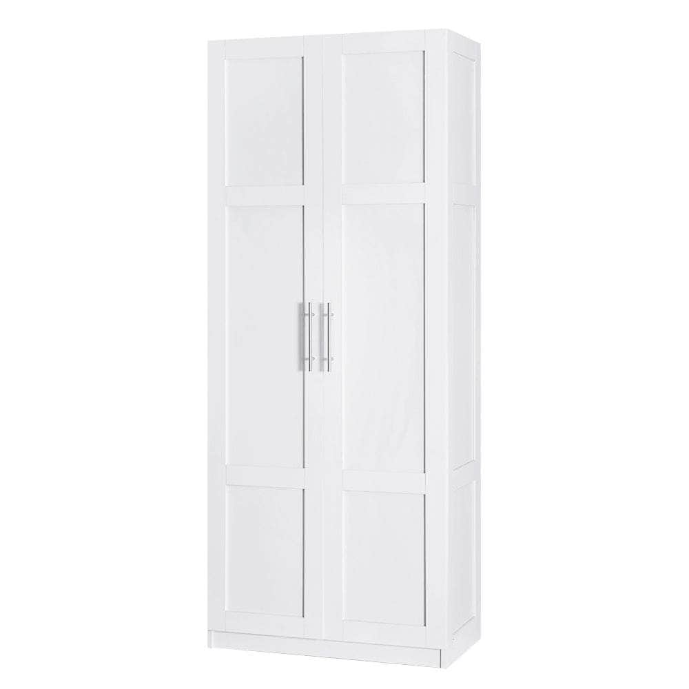 Modern White Sideboard Cabinet with 2 Doors