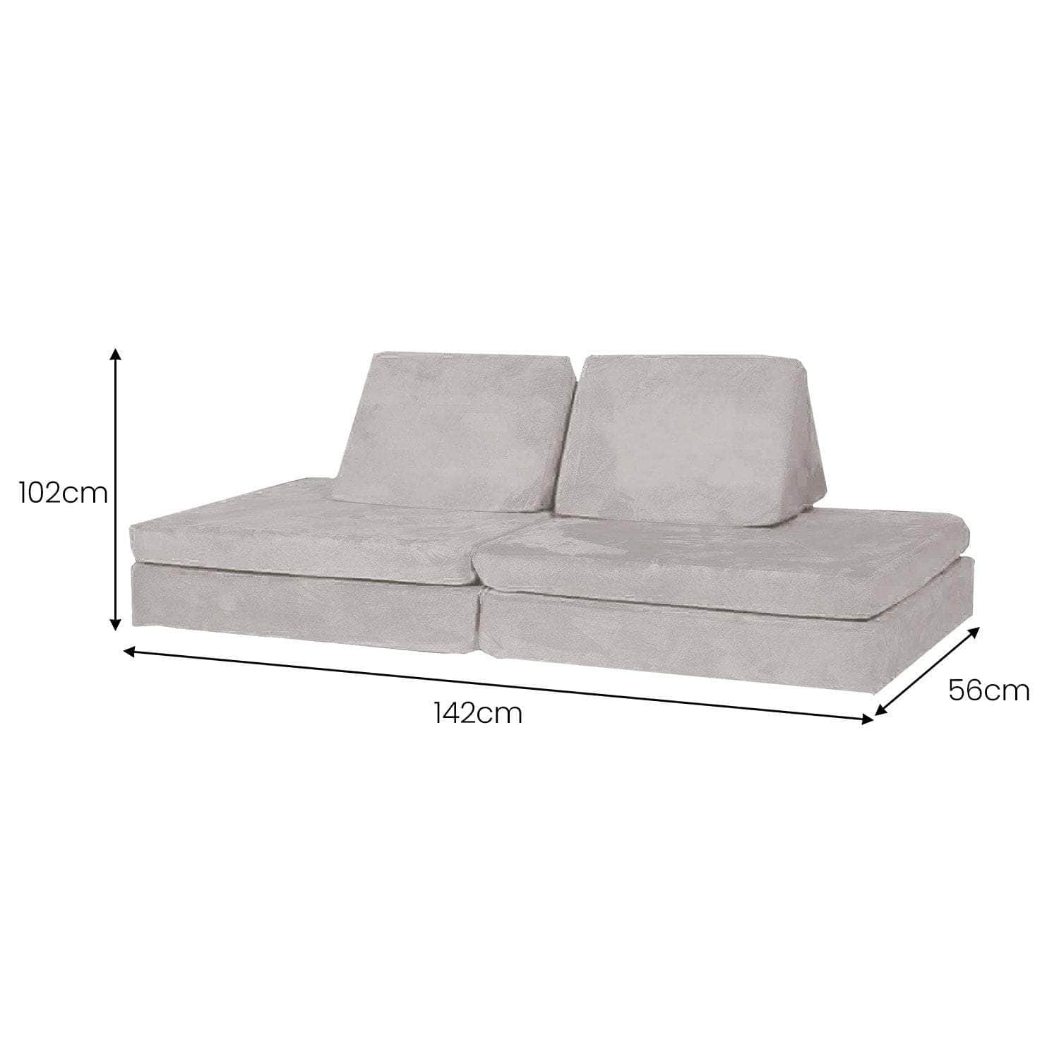 Modular Kids Play Foam Couch - Huddle | kids baby > outdoor toys - photo 11