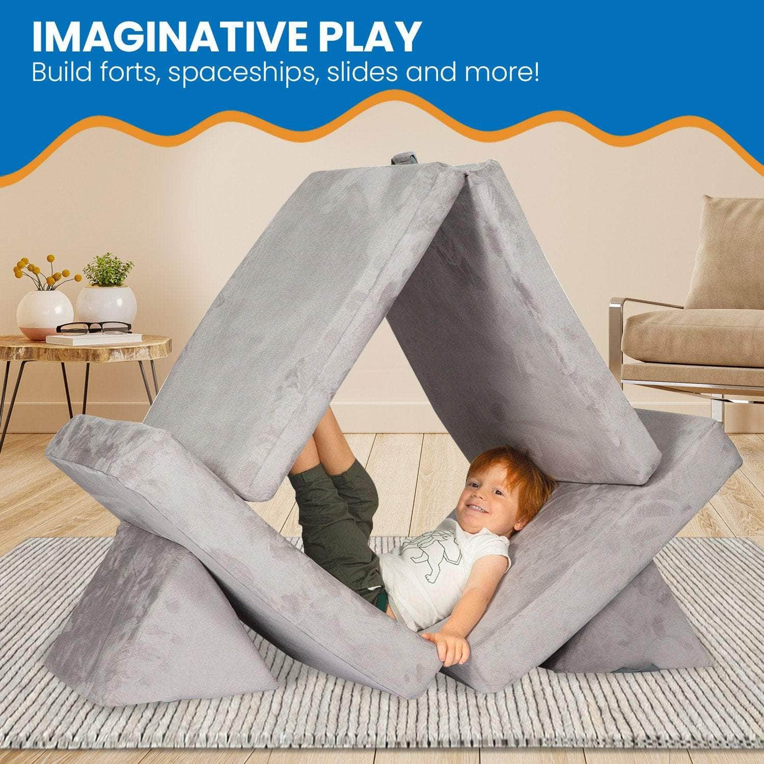 Modular Kids Play Foam Couch - Huddle - kids baby > outdoor toys - photo 14