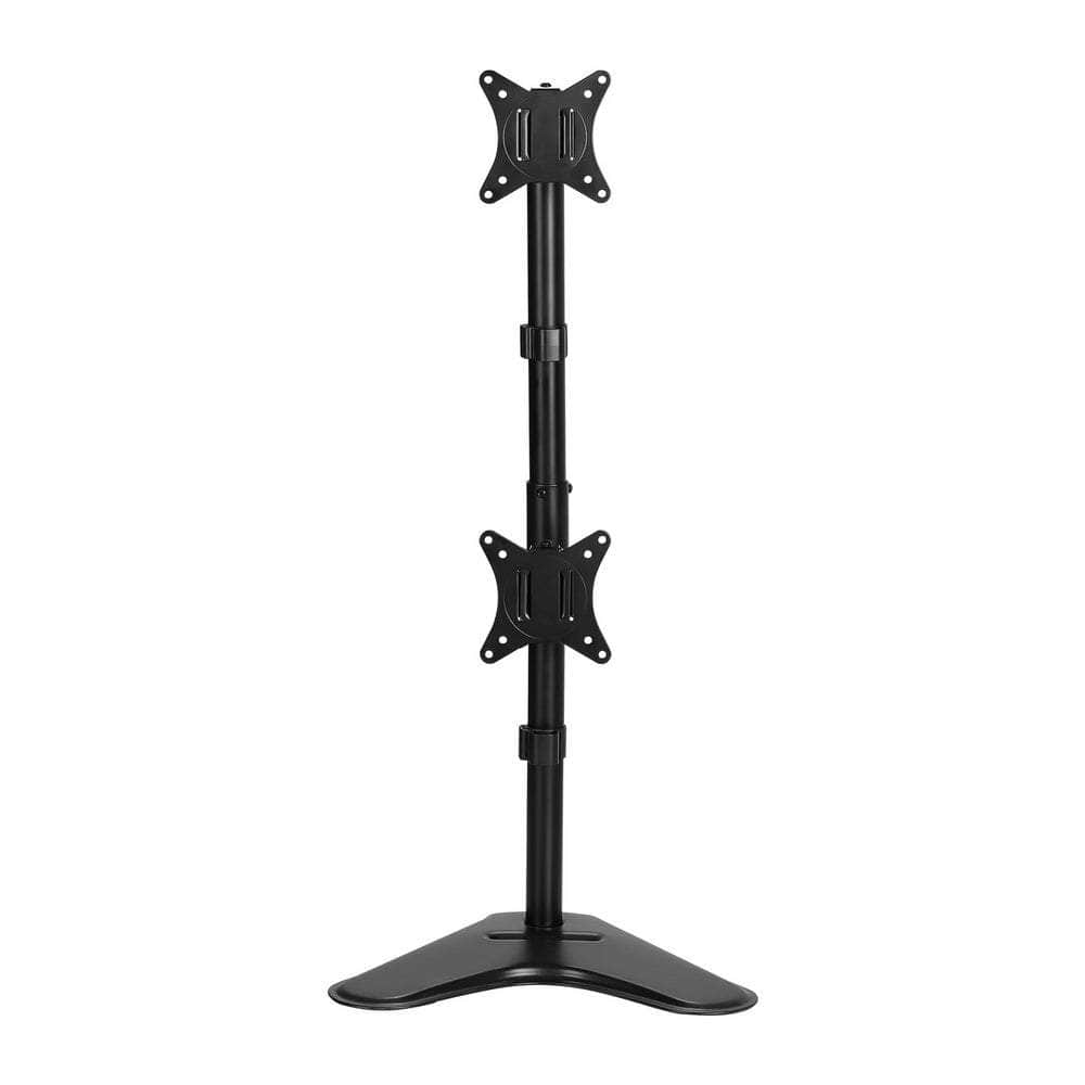 Monitor Arm Stand Dual Mount HD LED TV Bracket Holder Freestanding