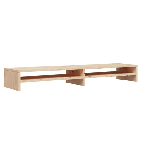 Monitor Stand Entertainment Centre White/Black/Brown/Natural Solid Wood Pine