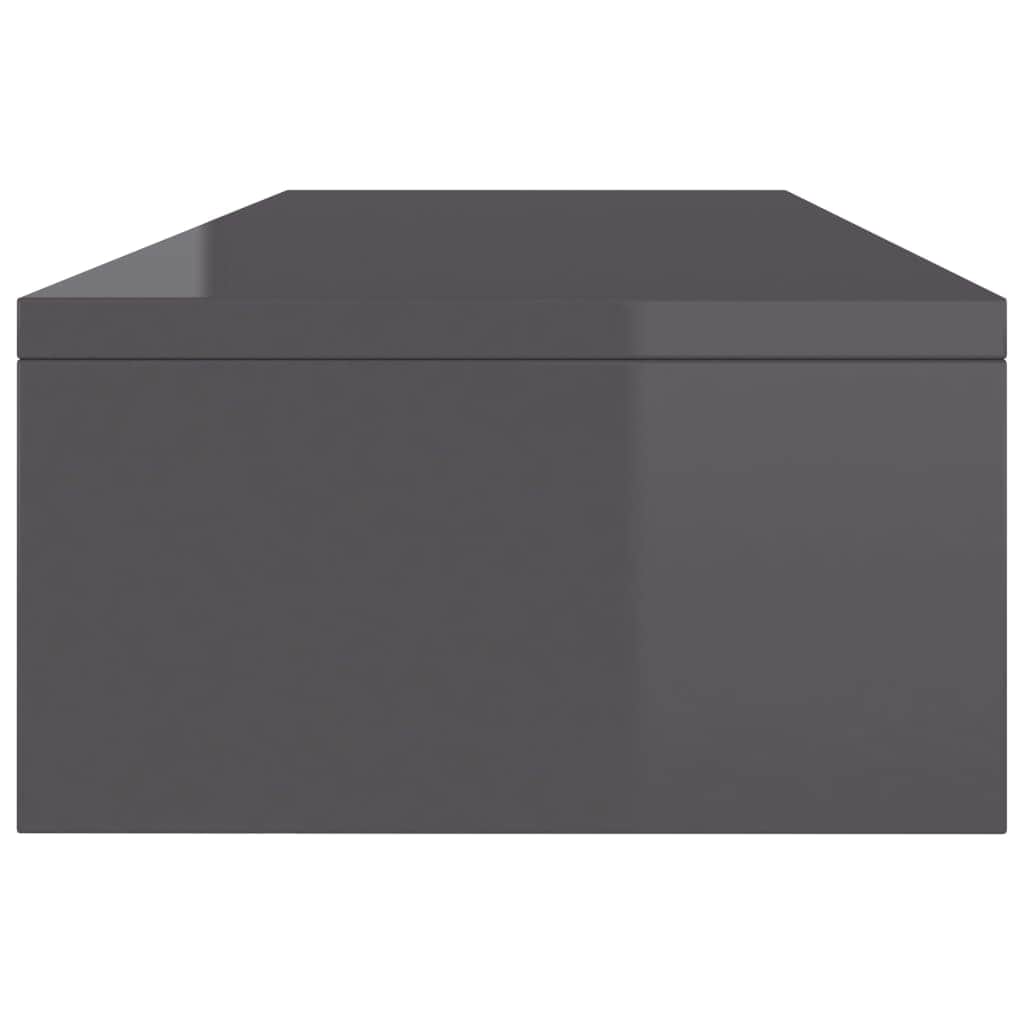 Monitor Stand High Gloss Grey  Chipboard
