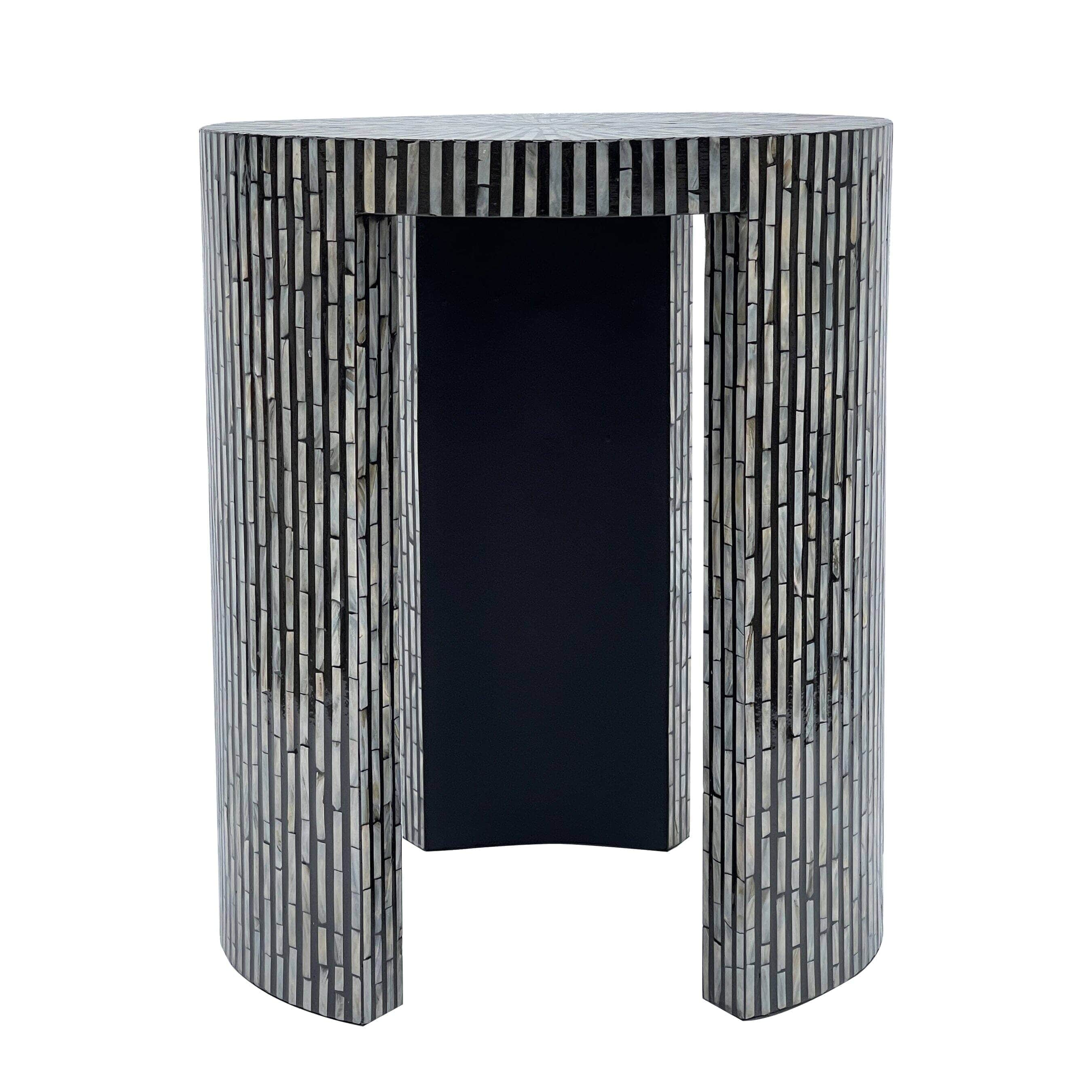 Mono Mother Of Pearl Hand Made Side Table