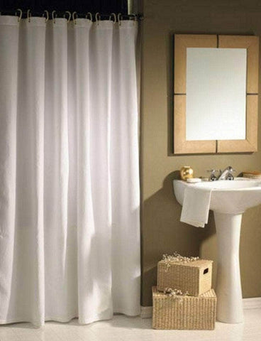 Monthly Special Solid White Shower Curtain 2M Long Free Shipping