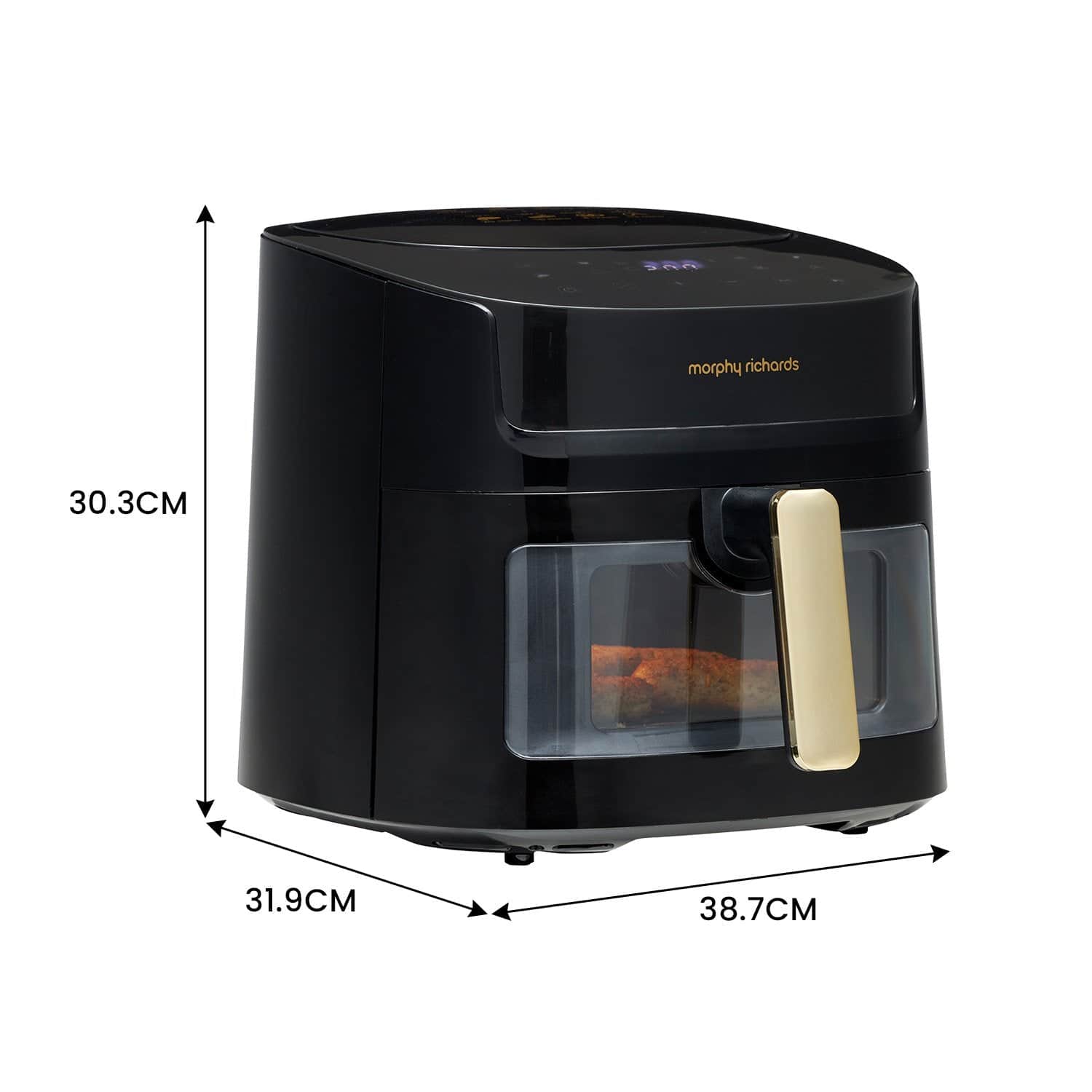 Morphy Richards 6.5L Digital Air Fryer MRAF72BK LED Touch Control Panel 8 Preset Cooking Prog