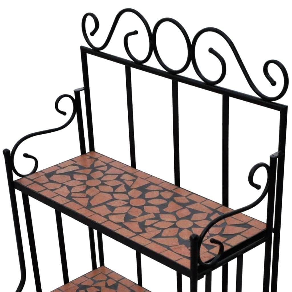 Mosaic Plant Stand Terracotta - Simple deals