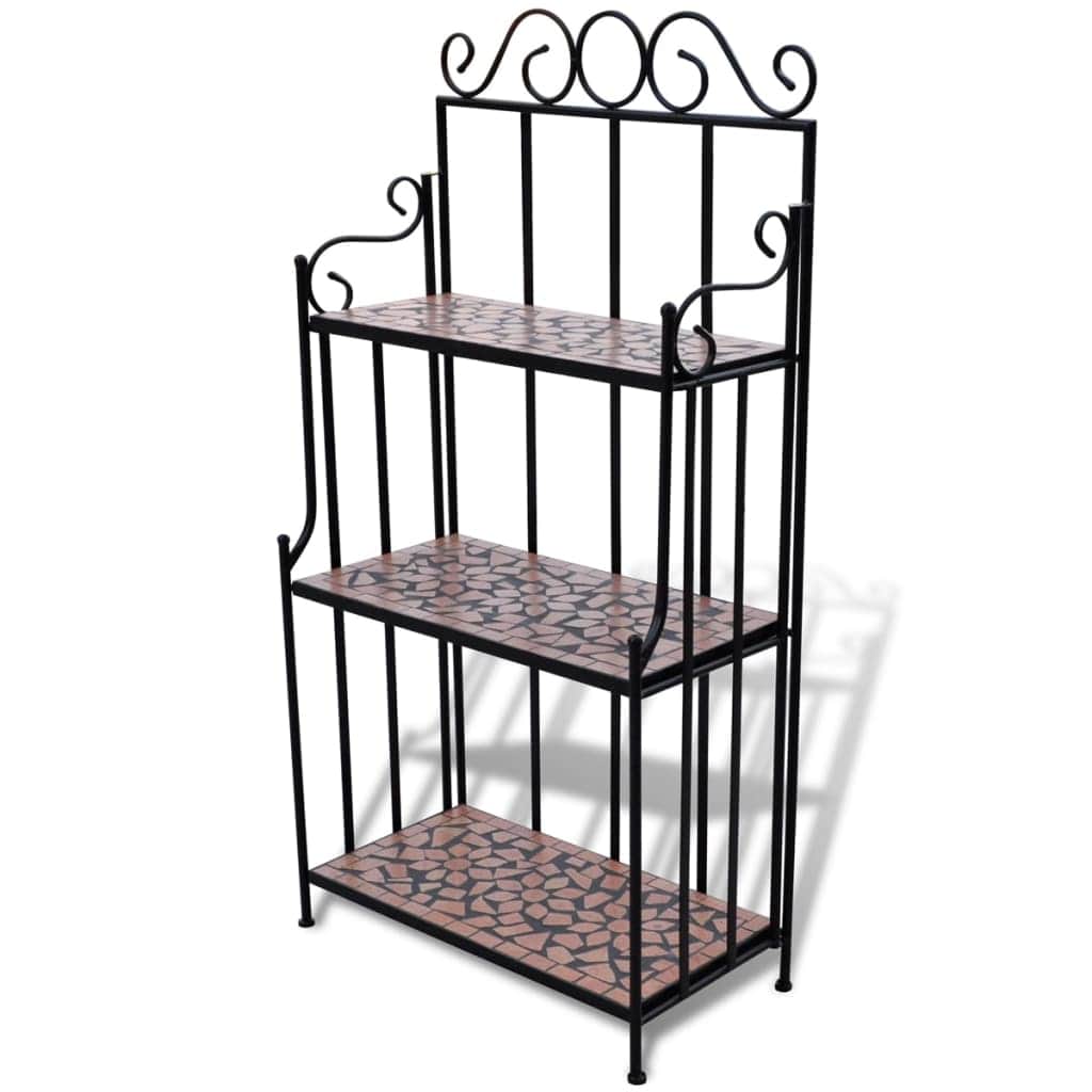 Mosaic Plant Stand Terracotta - Simple deals