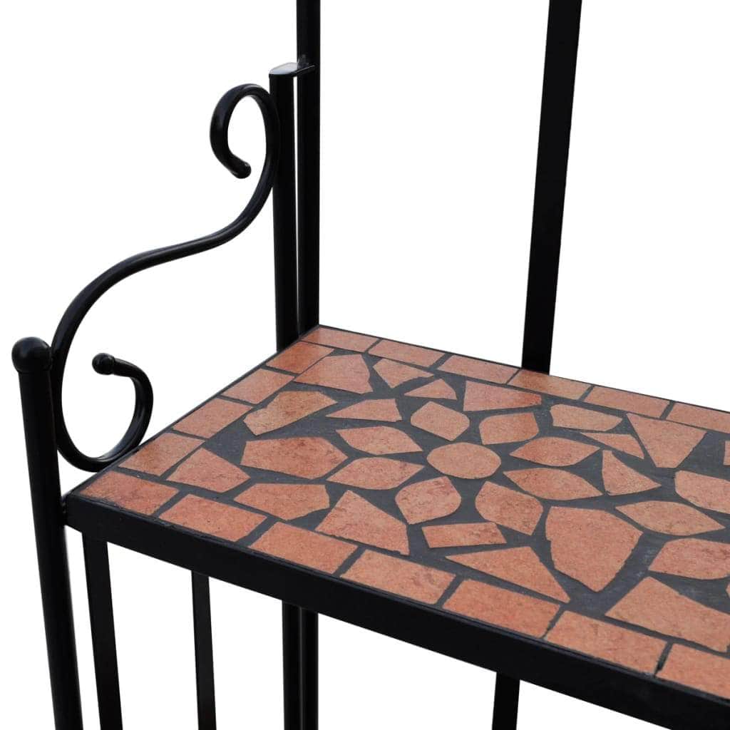 Mosaic Plant Stand Terracotta - Simple deals