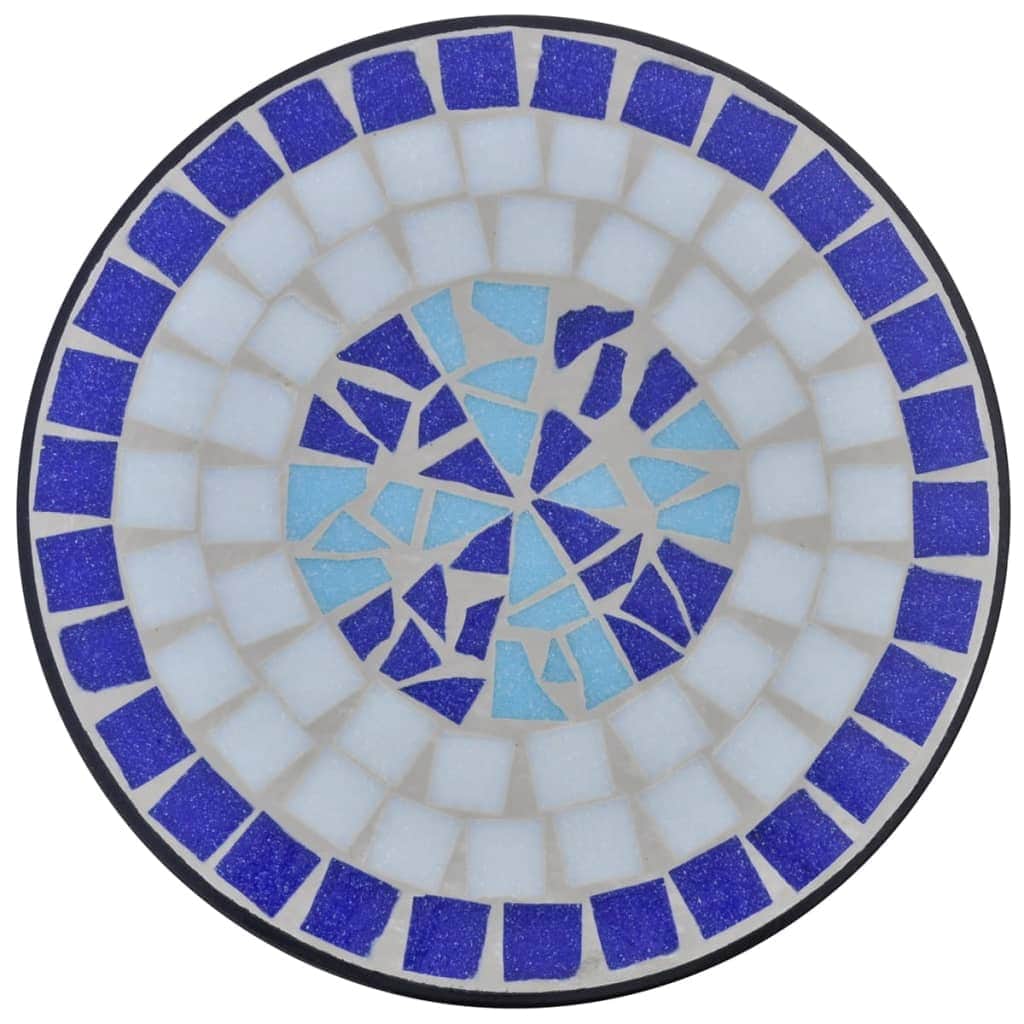 Mosaic Plant Table Blue and White - Simple deals