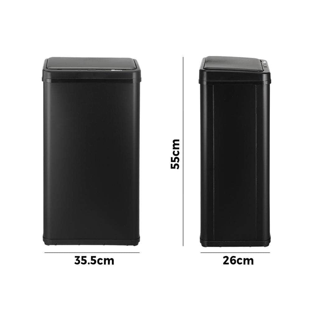Motion Sensor Bin 40L Automatic Black