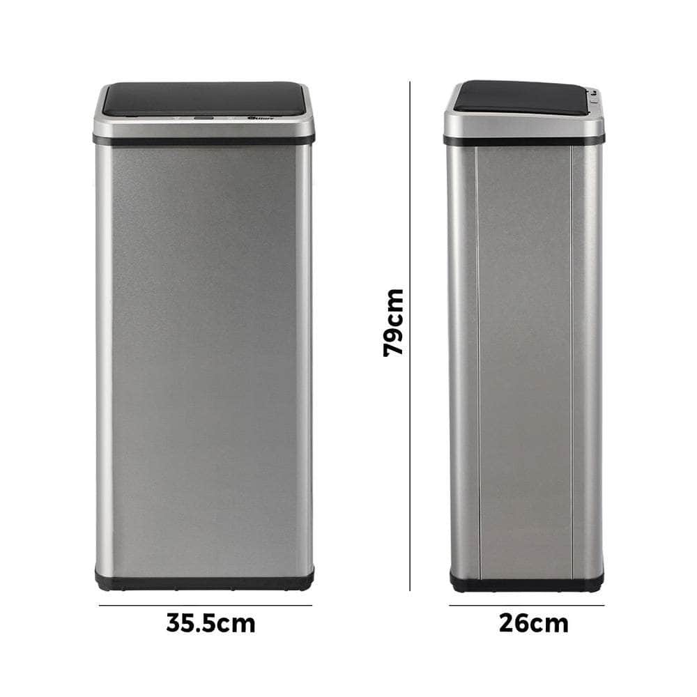 Motion Sensor Bin 60L Automatic Silver