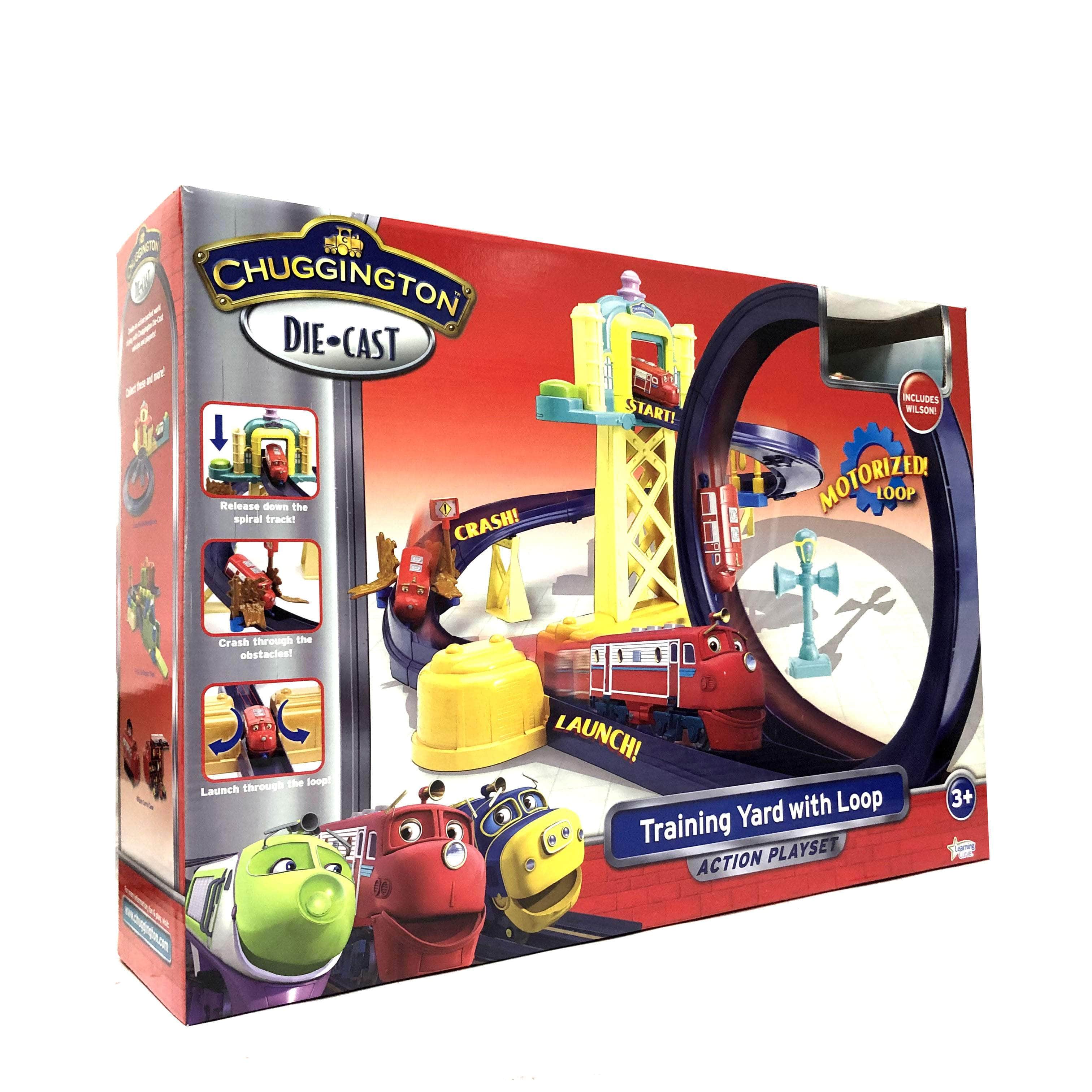 Motorised Training Yard Loop Ready To Play Set With Diecast Wilson